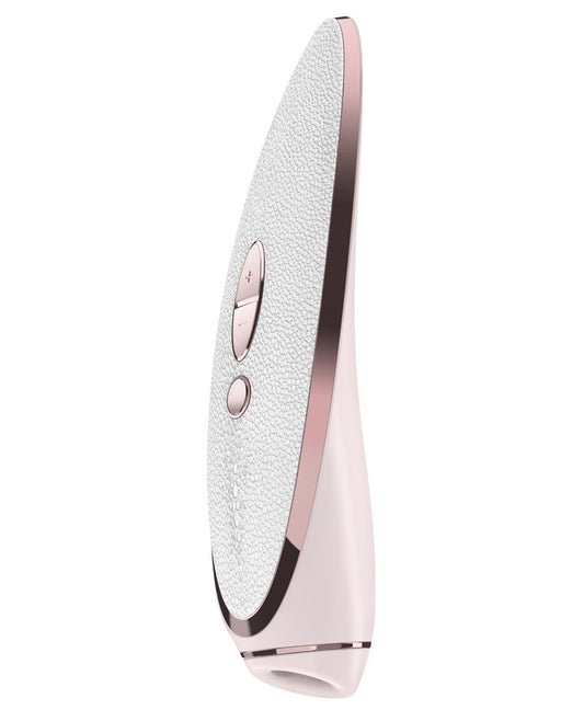 Satisfyer Luxury Pret-a-Porter Metal & Leather - White