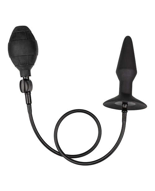 Medium Silicone Inflatable Plug - Black