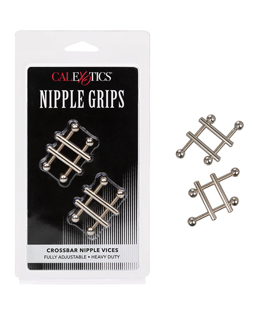 Nipple Grips Crossbar Nipple Vices - Silver