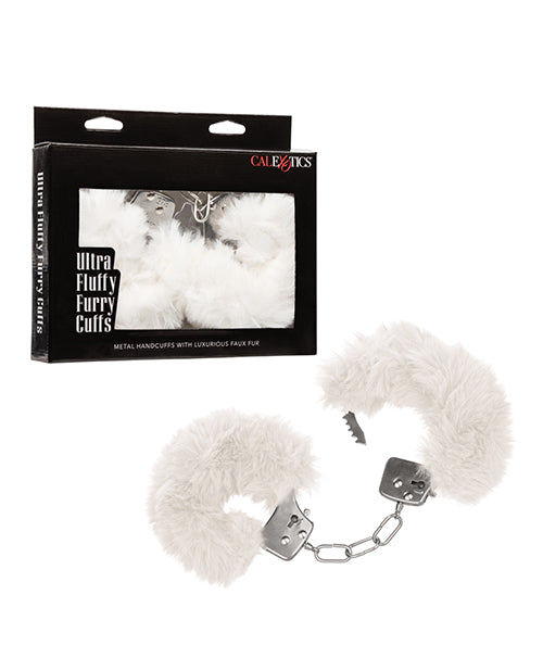 Ultra Fluffy Furry Cuffs - White