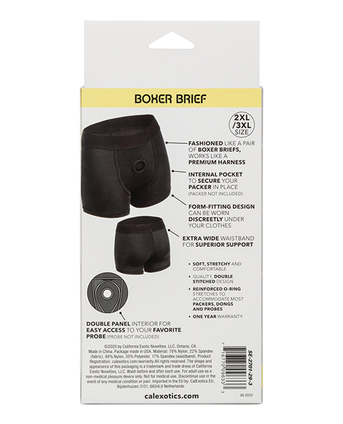 Boundless Boxer Brief 2XL/3XL - Black