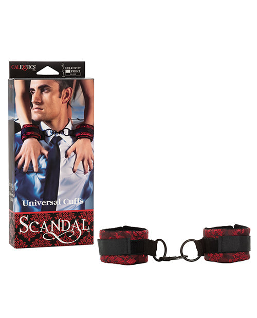 Scandal Universal Cuffs - Black/Red