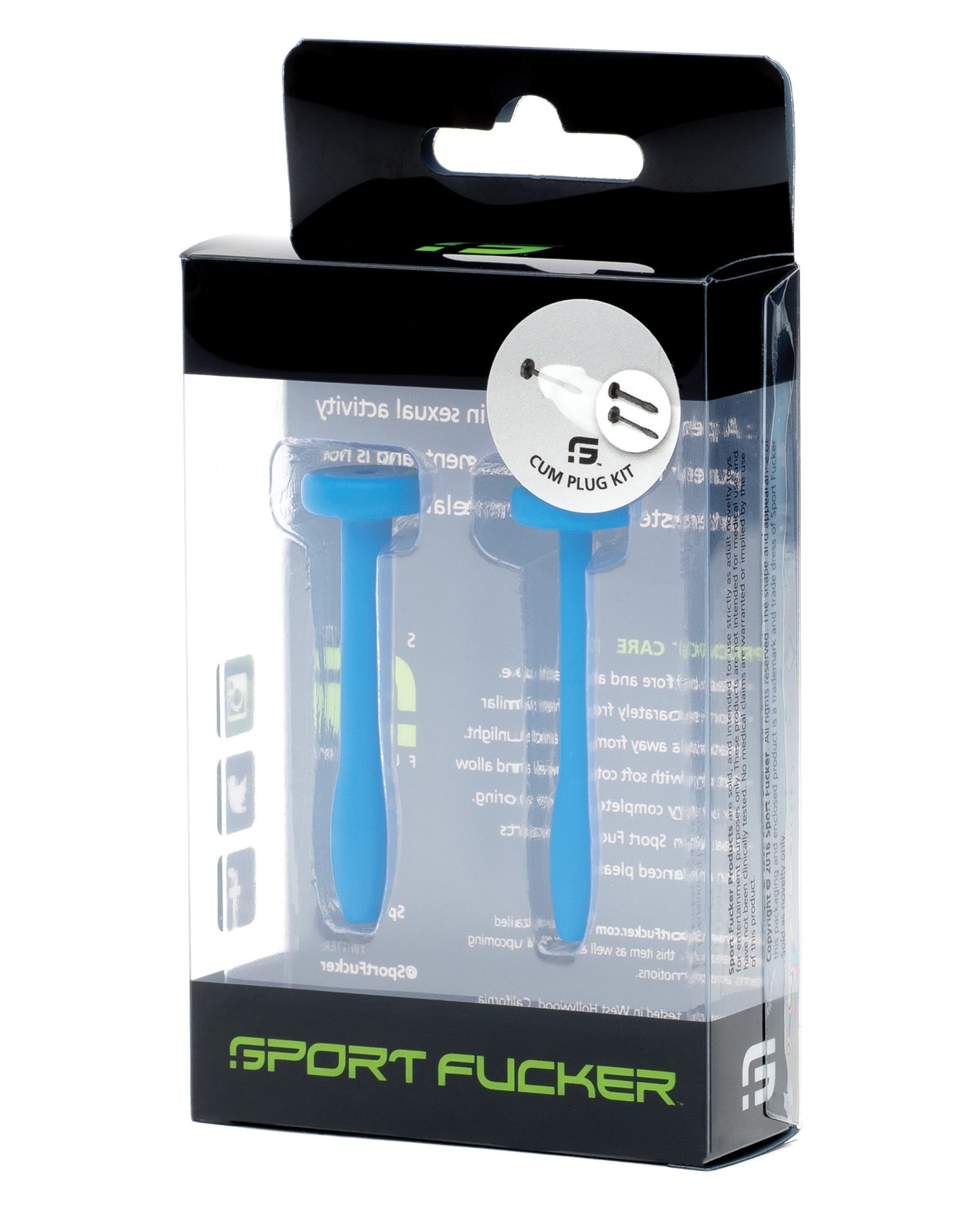 Sport Fucker Cum Plug Kit - Blue