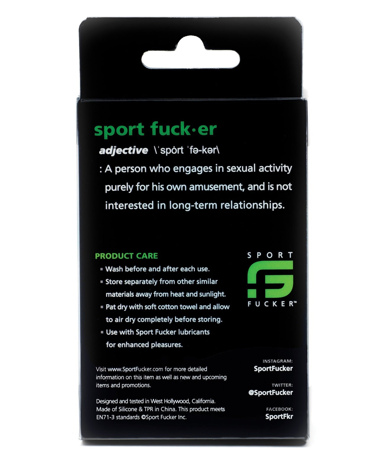 Sport Fucker Energy Ring - Neon Green