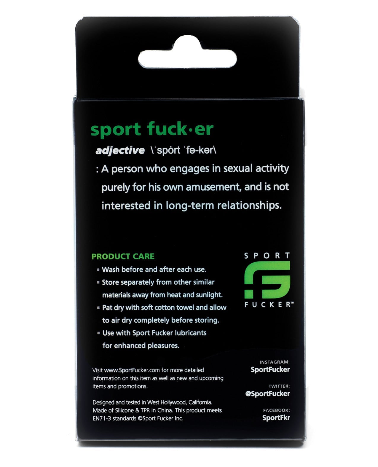 Sport Fucker Chubby Cockring - Black