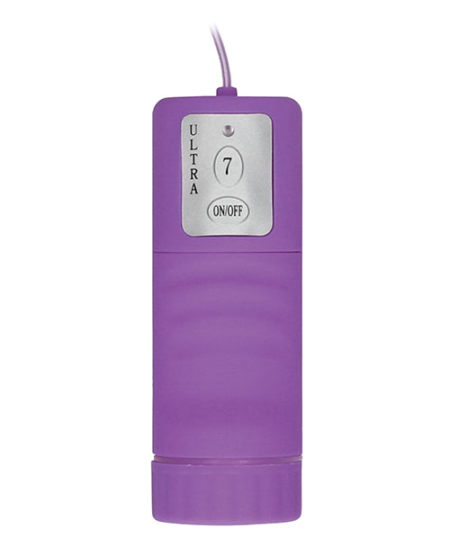 Shots Ouch Vibrating Silicone Strapless Strap On w/Controller - Purple