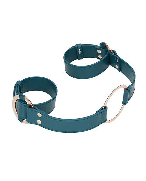 Shots Ouch Halo Handcuff w/Connector - Green