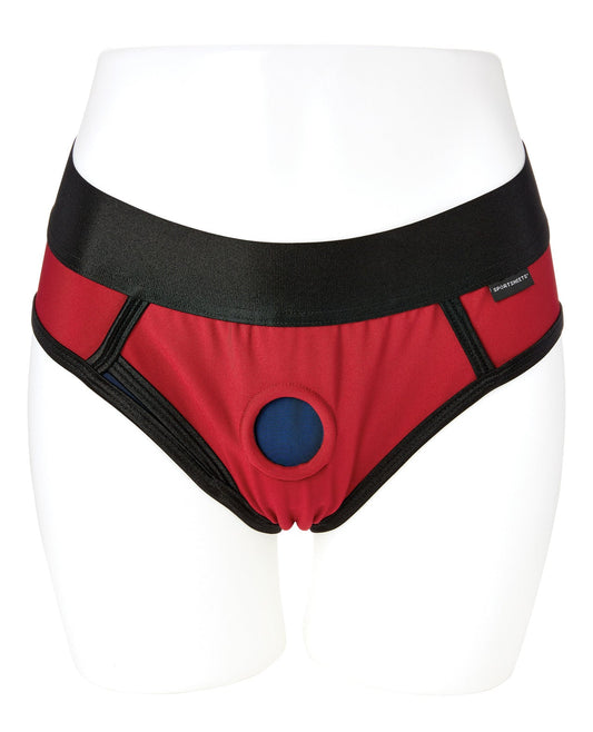 Sportsheets Em.Ex. Contour Harness X-Small - Red