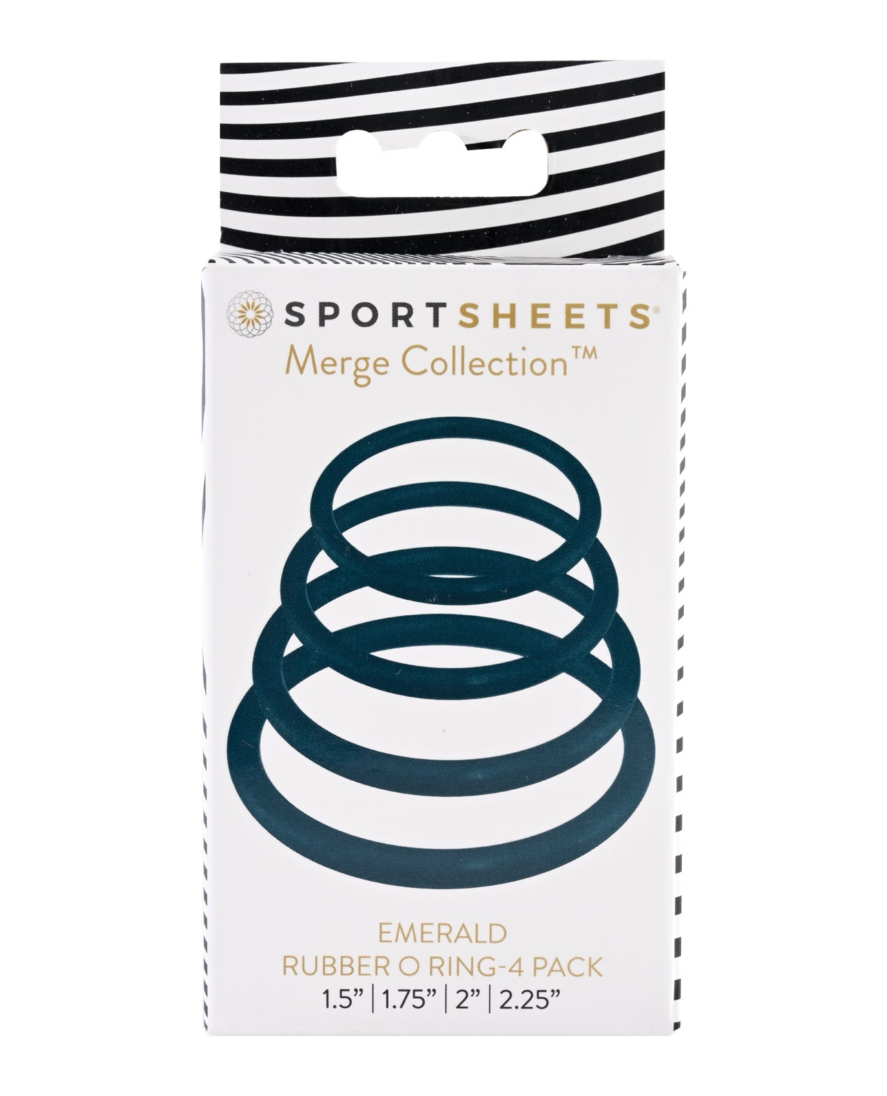 Sportsheets O Ring 4 Pack - Emerald