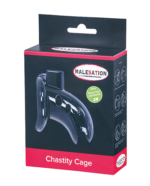 MALESATION Chastity Cage - Black