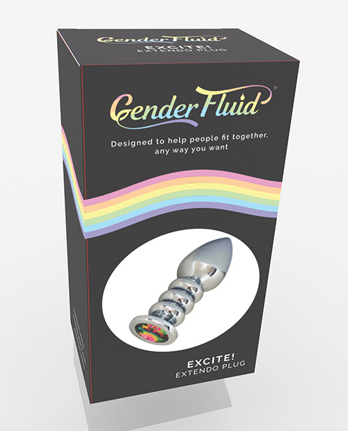Gender Fluid Excite! Extendo Plug - Silver