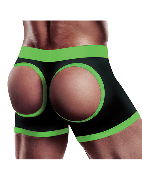 Get Lucky Strap On Boxers - XS-S Black/Green