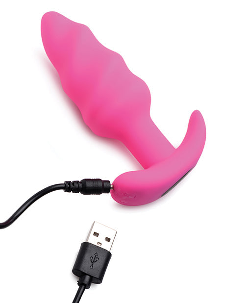 Bang! Vibrating Butt Plug w/Remote Control - Pink