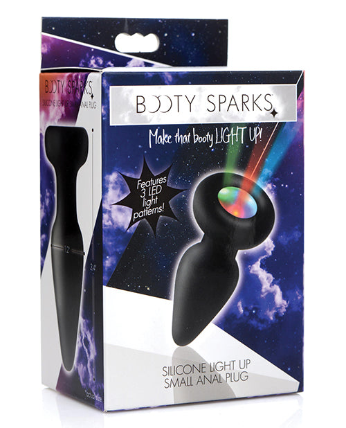 Booty Sparks Silicone Light Up Anal Plug - Small